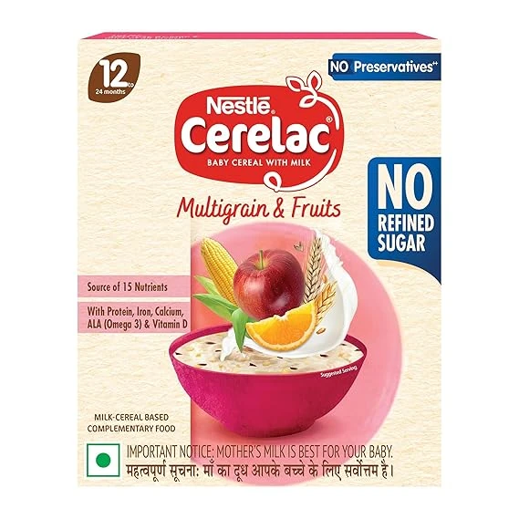 CERELAC Baby Food Cereal Multigrains & Fruits