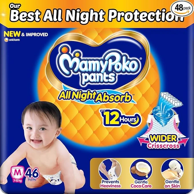 MamyPoko M-46 Pants All Night Absorb