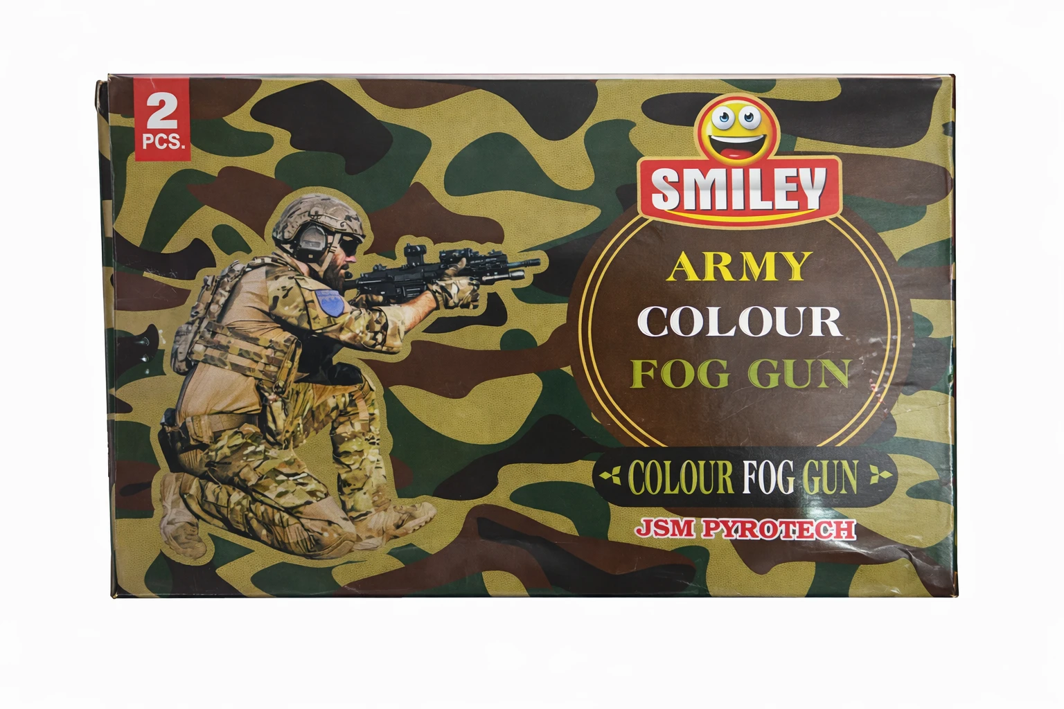 Smiley Army Colour Fog Gun