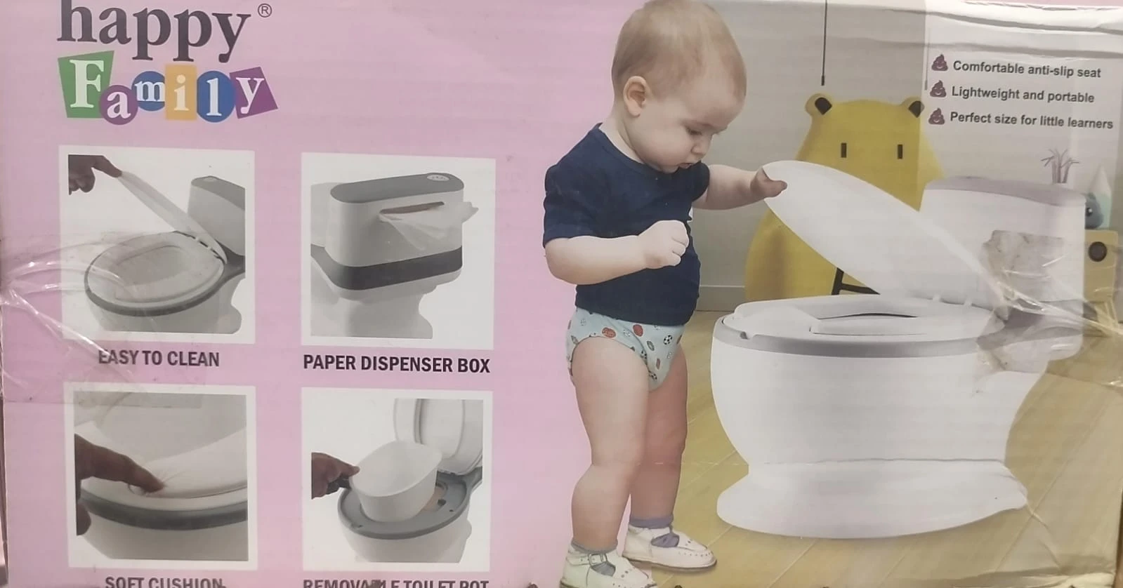 Happy family Babys Commode blue