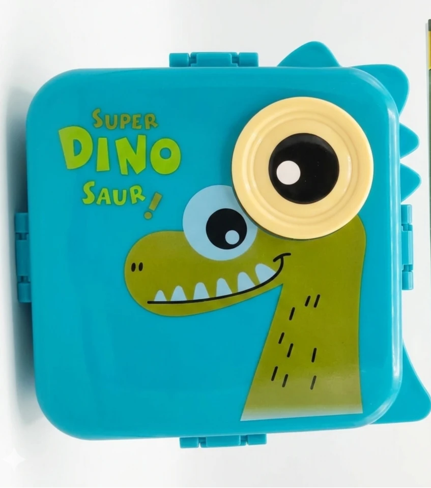 Super Dinosaur blue Kids Lunch Box