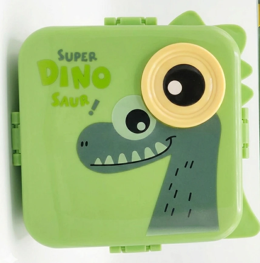 Super Dinosaur light green Kids Lunch Box