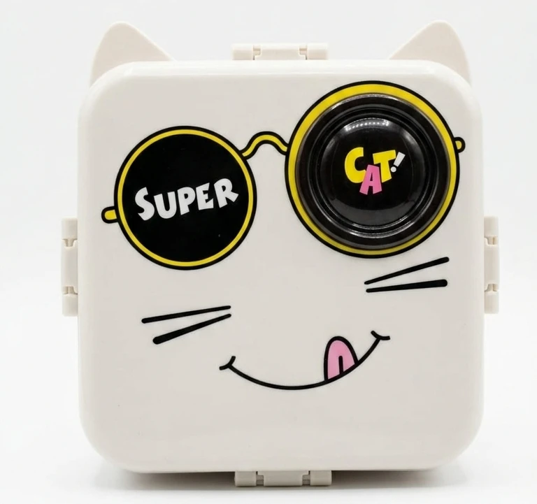 Super Dinosaur light white Kids Lunch Box