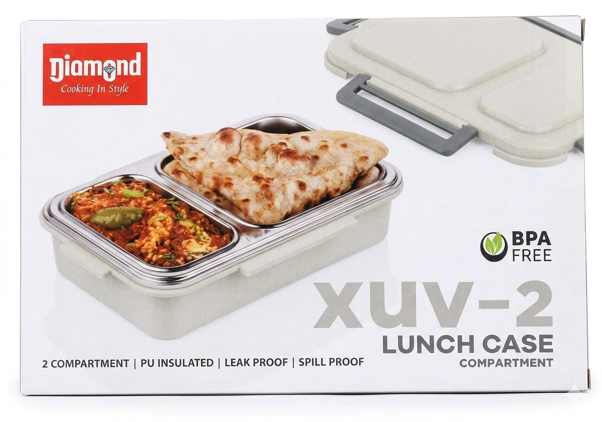 Lunch Case - Steel Diamond