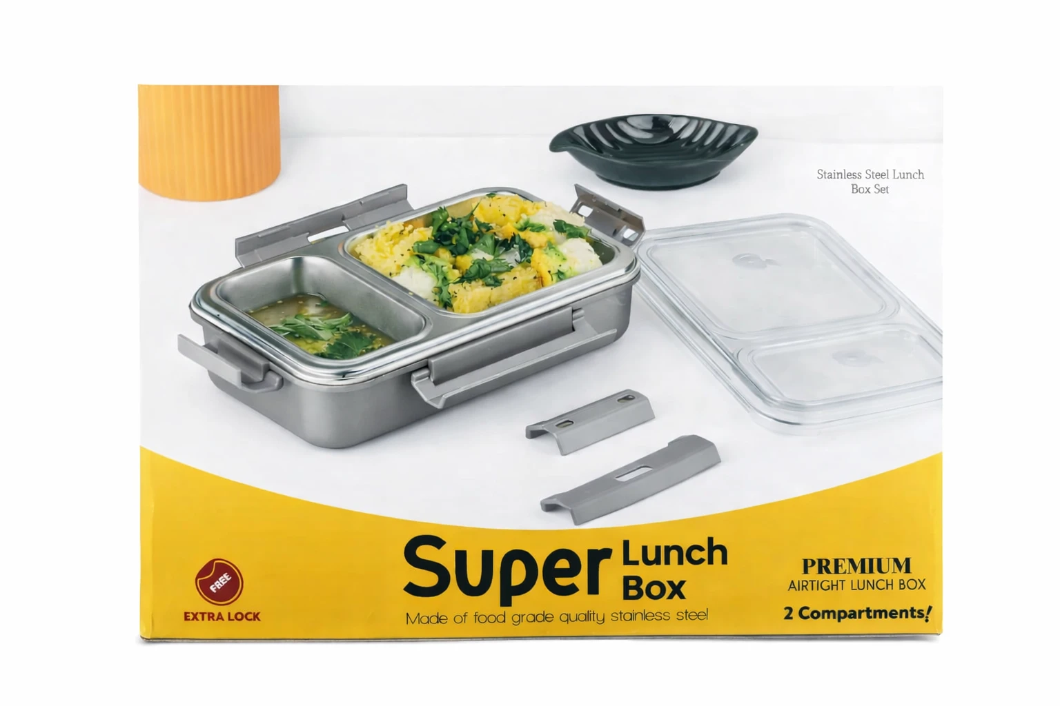 Super Lunchbox gray steal