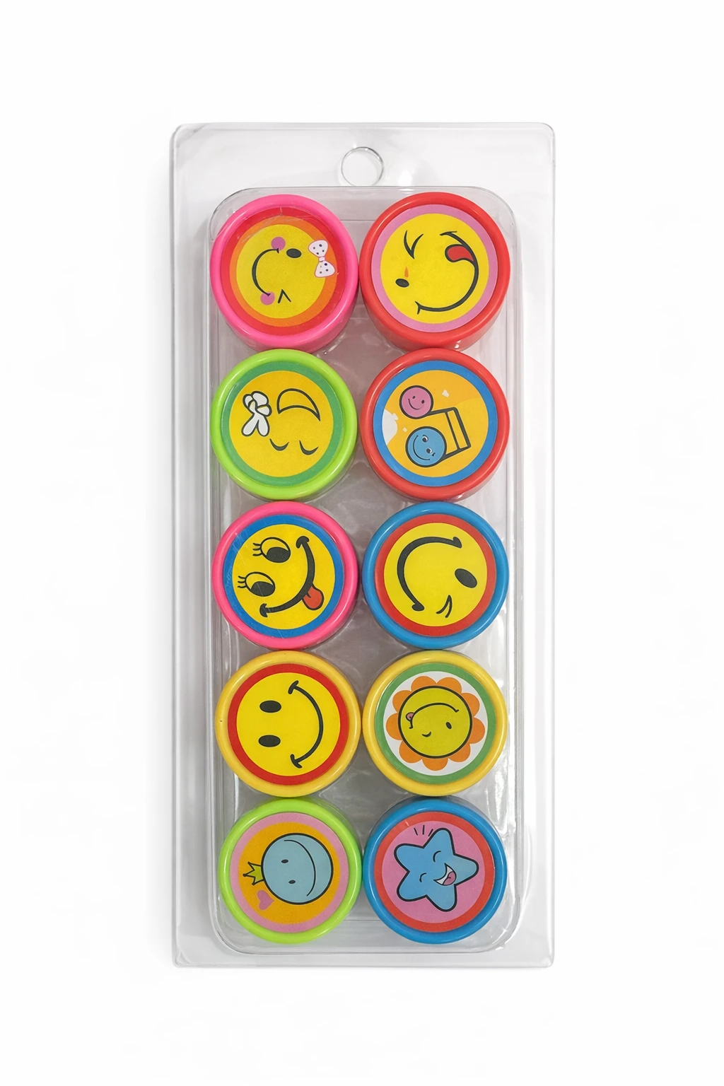 Kids Smiley Face Stamp Set (10 Pieces)