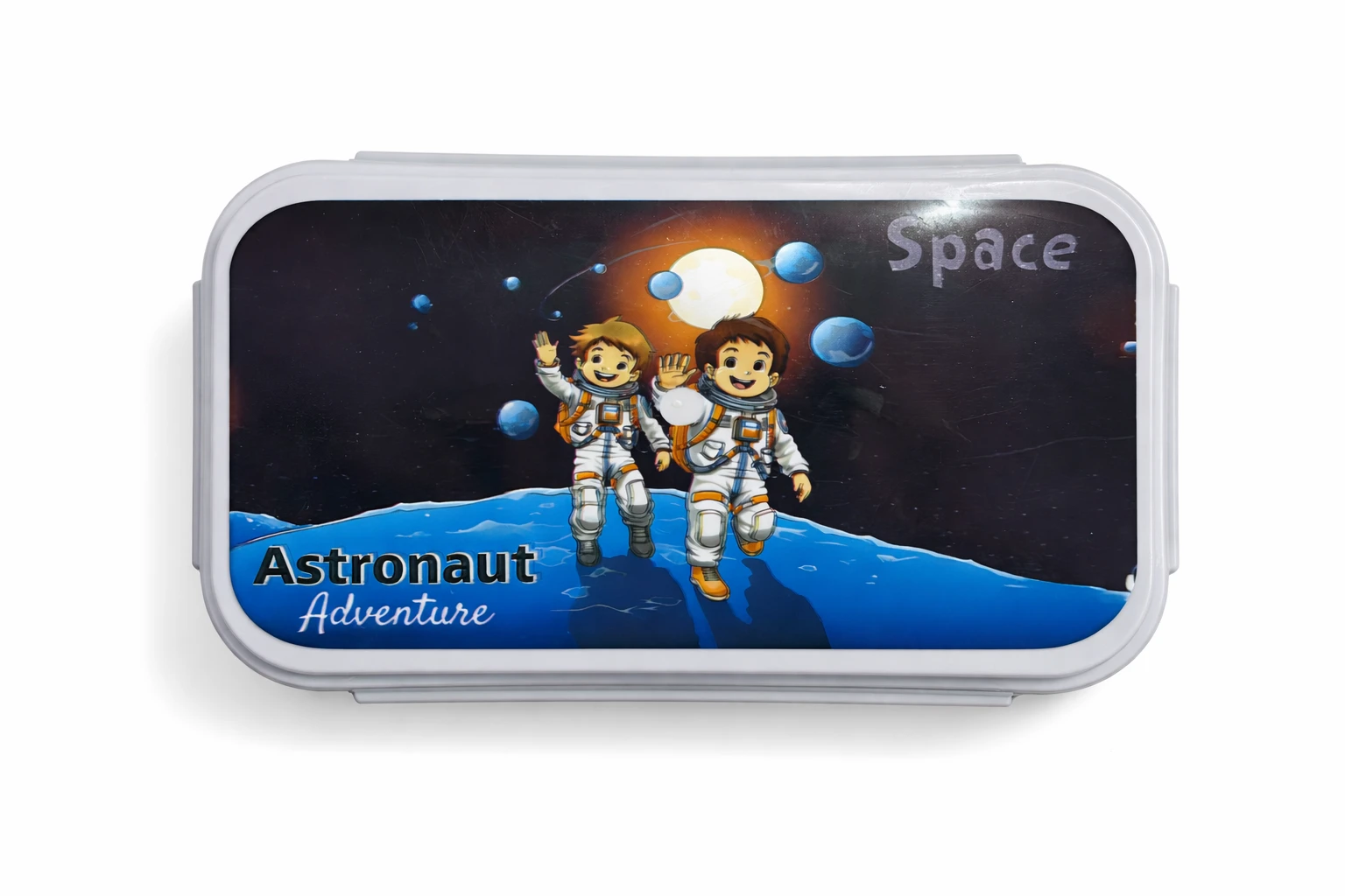 Kids Astronaut Printed Storage lunch  Box