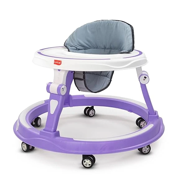 LuvLap Elegant 360° Baby Walkers, Purple