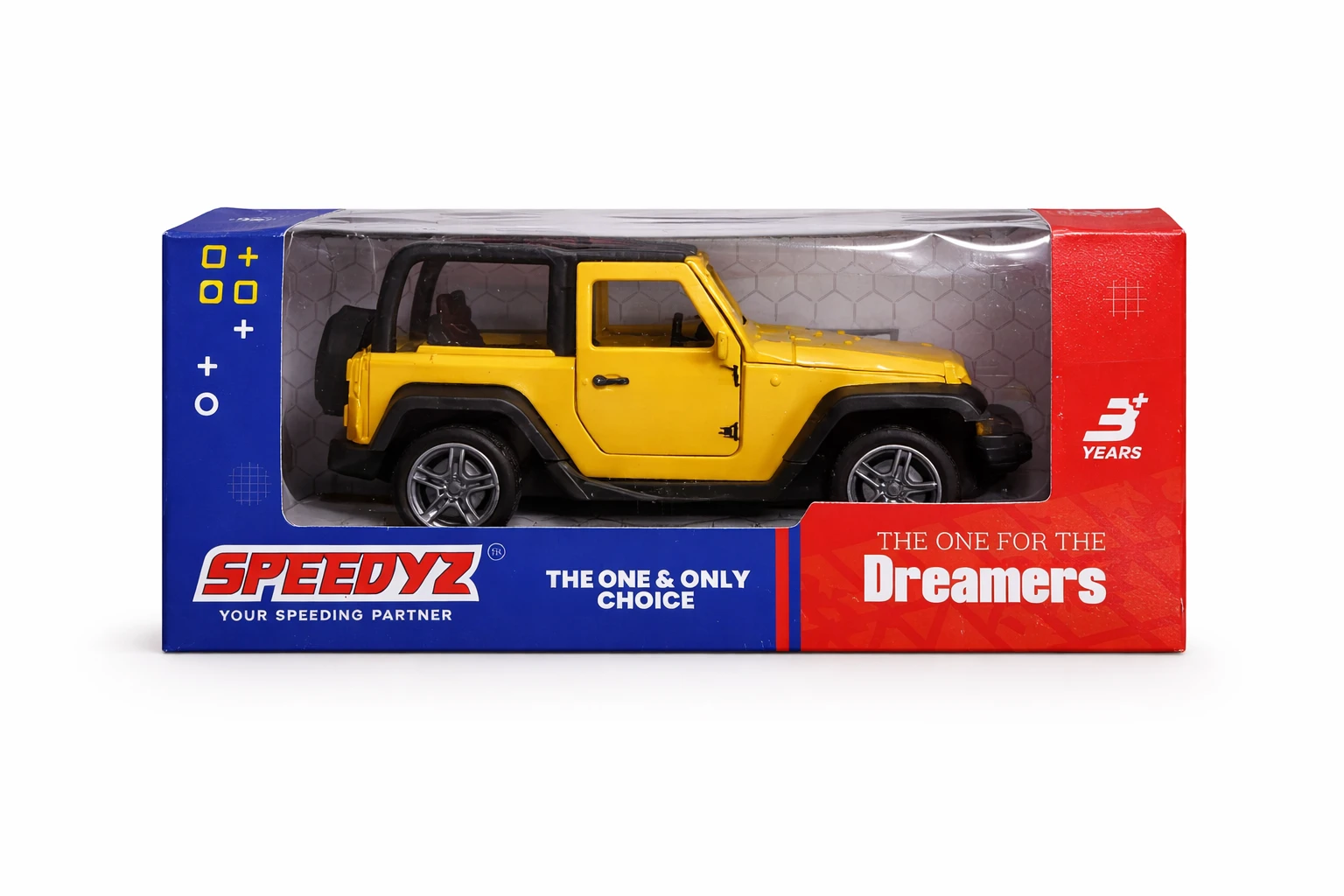 Speedyz Die-Cast Jeep Toy Car for Kids (3+ Years)
