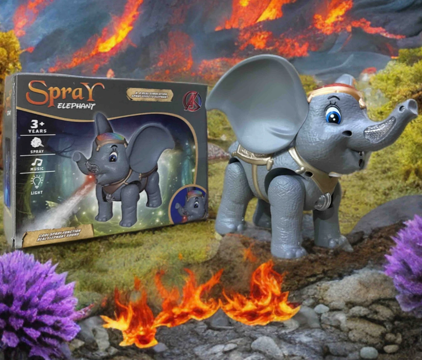 AK Spray Elephant Toy