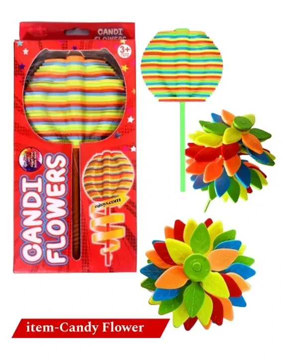 VGRASSP Spinning Candy Flower Toy for Kids -
