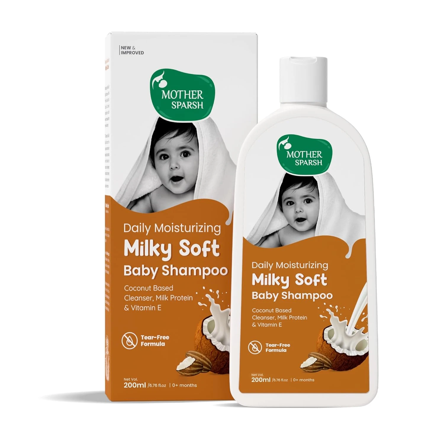 Mother Sparsh Milky Soft Baby Shampoo - 200ml