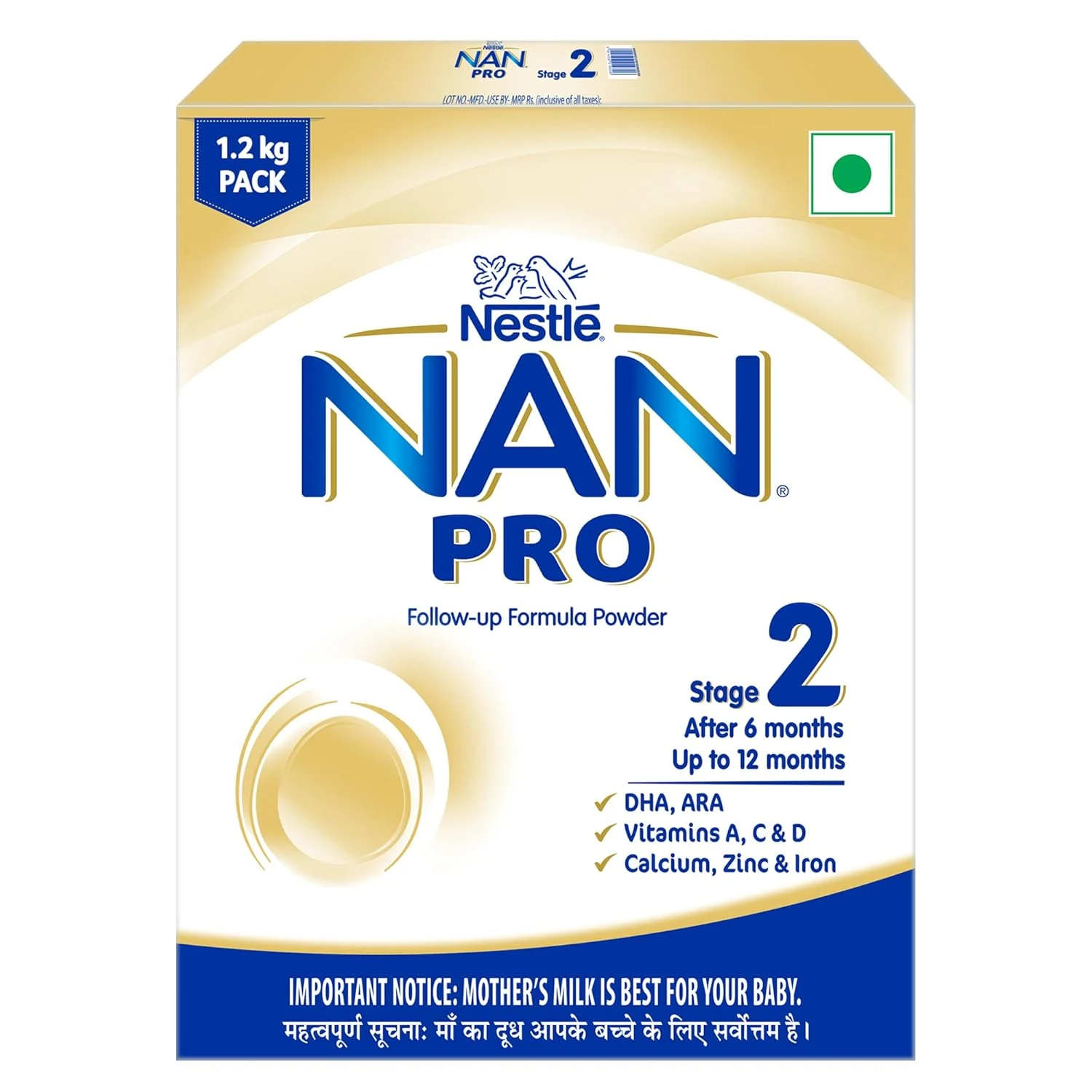 Nestlé NAN PRO Stage 2, 1.2kg