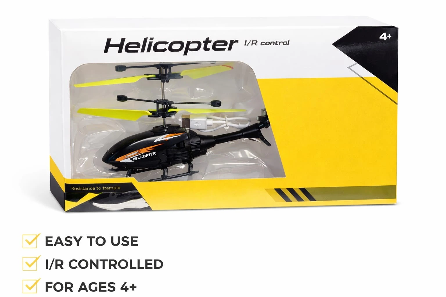 Remote Control Helicopter Toy for Kids -Strong Flying indoor & outdoor