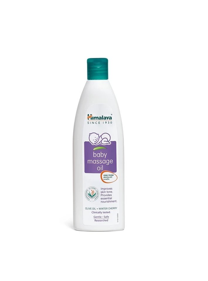 Himalaya Baby Massage Oil for Strong bones & muscles – 200ml | No.1 Doctor Prescribed