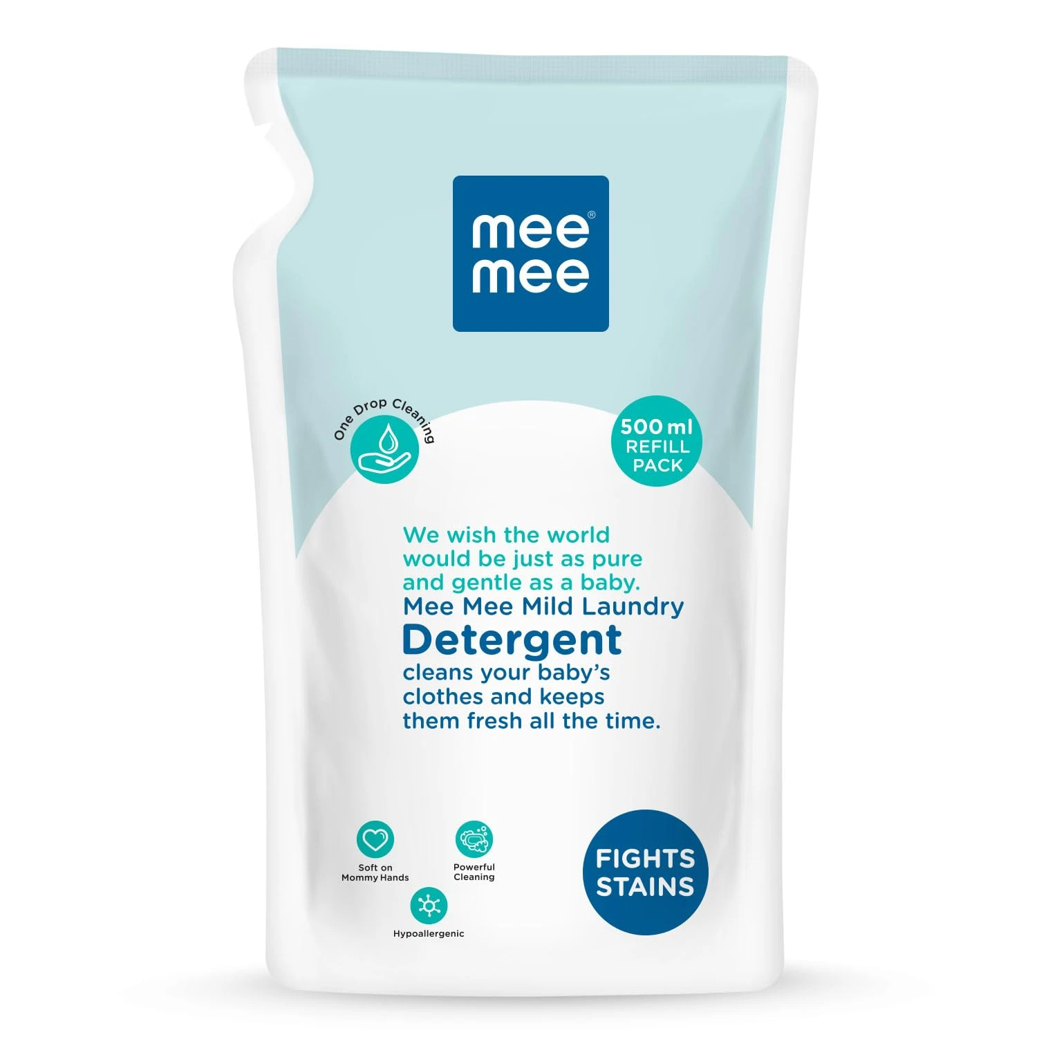 Mee Mee Baby Liquid Detergent 500 ml | Ph balanced, Free from Harsh Chemicals