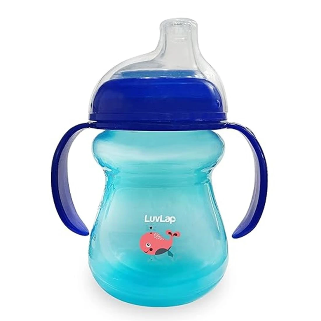 LuvLap Moby Little Spout Sipper for Infant/Toddler & Kids, 240ml, Anti-Spill Sippy Cup