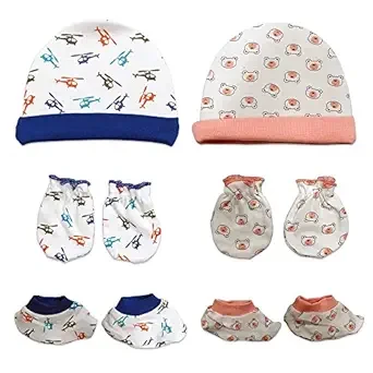 Luv Lap Mittens & Booties Size 0-6 M