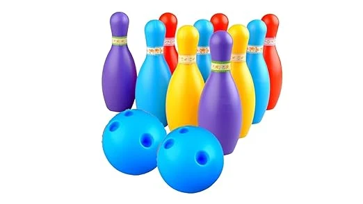 BKDT Marketing Bowling Toy Set with 10 Bottles and 2 Balls Bowling Game Set for Kids (Bowling Toy Set) - Indoor Games for Cafe, Indoor Games for Adults at Home-Festival Gifts,Diwali Gift