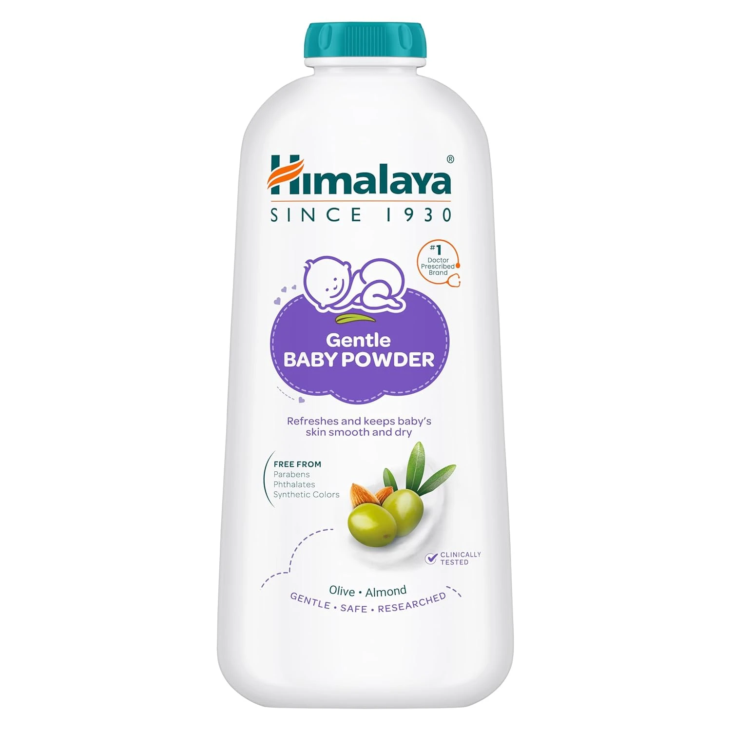 Himalaya Baby Powder 400g | No.1 Doctor-Prescribed Brand | With Yashad Bhasma & Vetiver | Sweat-Free & Refreshing Comfort | Safe for Newborns