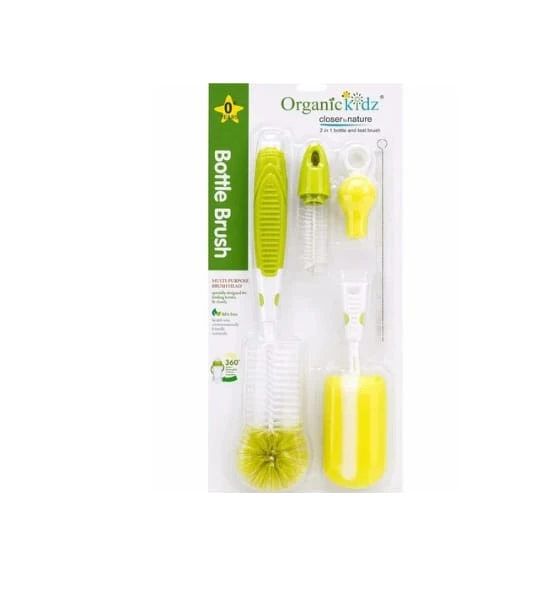 Organic kids 5 in 1 Bottle Cleaning Brush