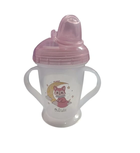 P for Panda Baby Shipper Bottle 240ml Pink