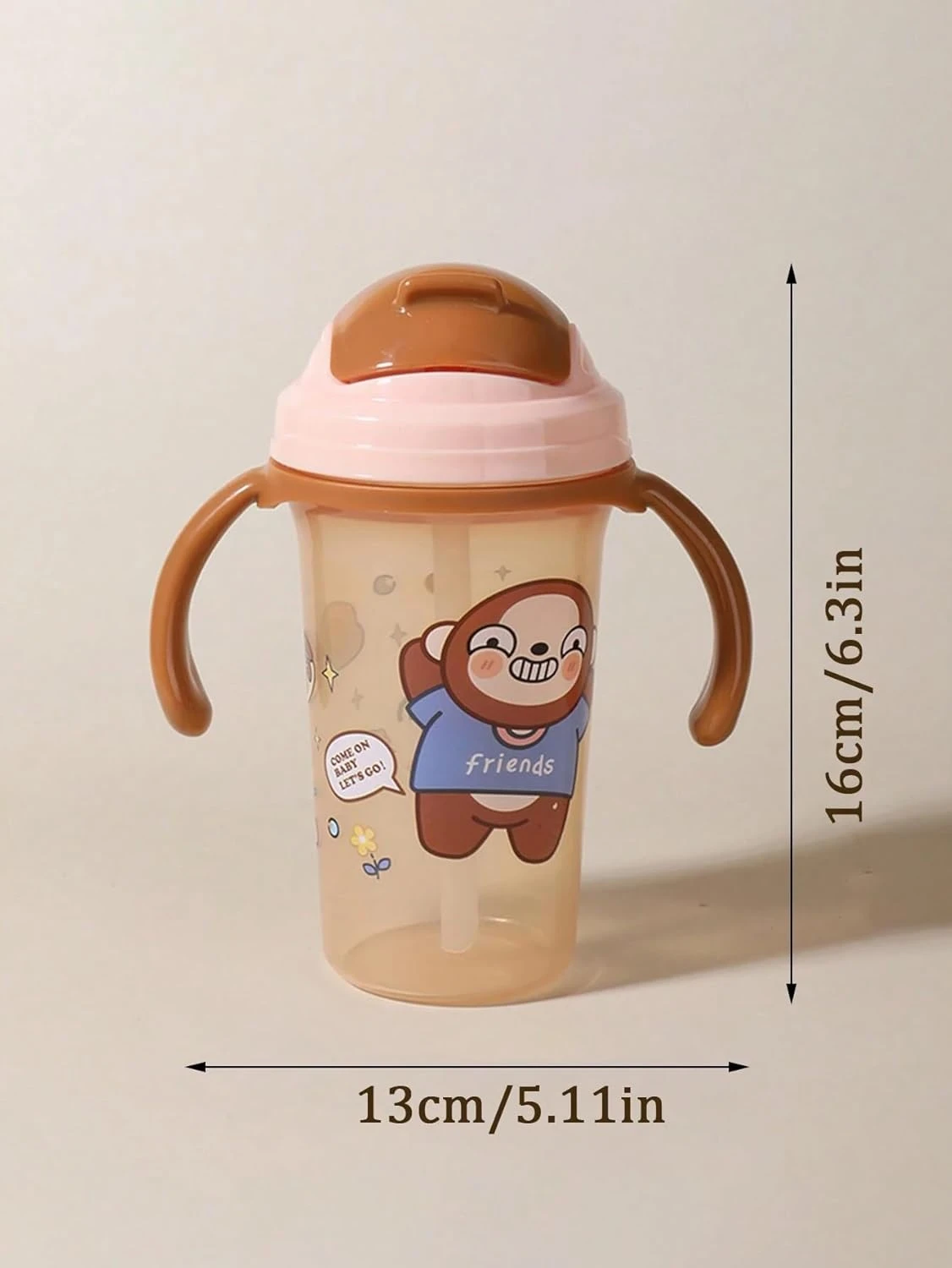 Cartoon Design Sipper Water Bottle for Kids