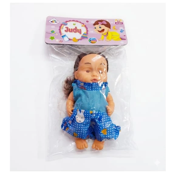 Manku Judu Cute Baby Girl Doll Blue Dress