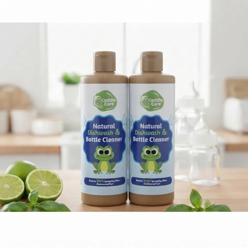 Cuddle Care Natural Dishwash & Baby Bottle Cleaner Liquid 500ml ( Pack Of 2 )