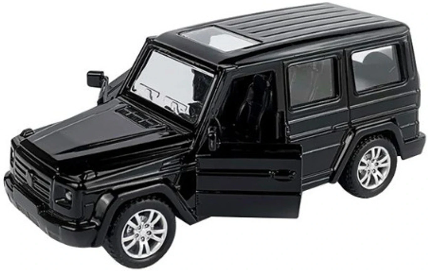 Alloy Trendy Die-Cast Pull Back Toy Car Black