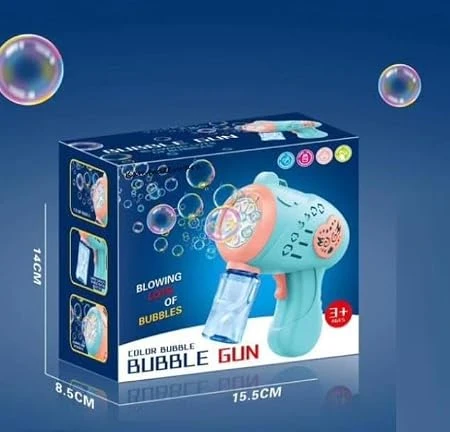 Bubble Making Gun for Kids in Automatic Bubble Gun Toy for Kids