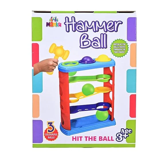 Manku Hammer Ball Small – Durable and Fun Play Ball for Kids