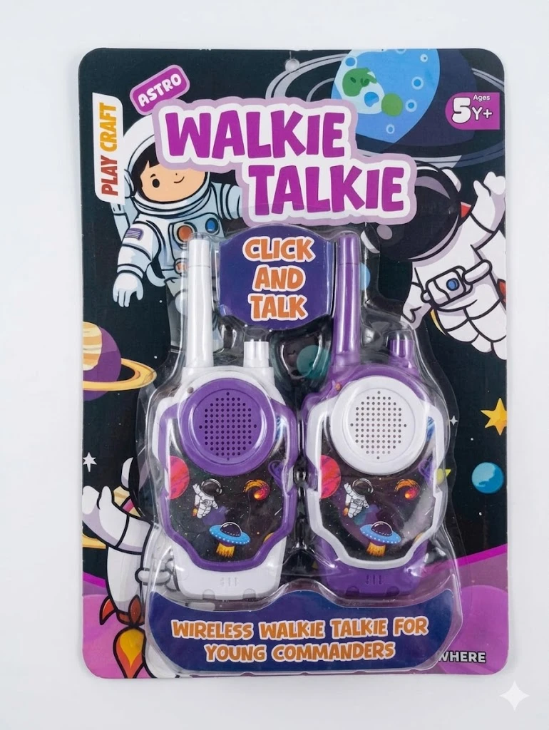 Purple Astro Walkie Talkies for Kids 2 Pack