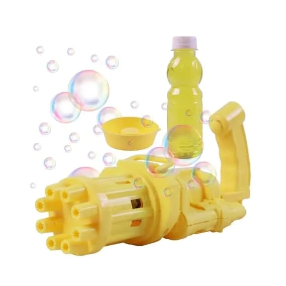Bubble Maker Gatling Bubble Gun For Gun  - Yellow