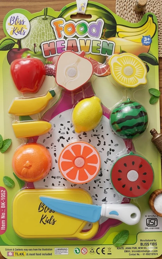 Cutting Fruit Play Foods (Color & Desgin May Vary)