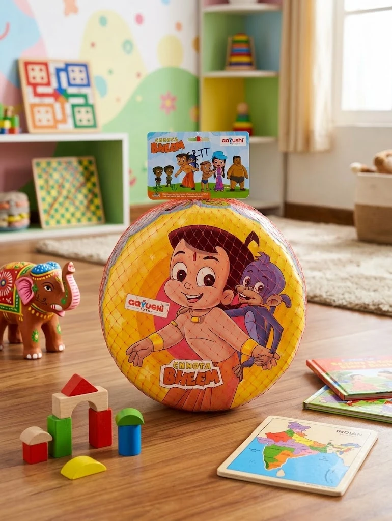 Colorful Musical Drum Toy for Kids  Chhota Bheem-