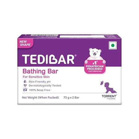 Tedibar Baby Bathing Bar - 75 gm