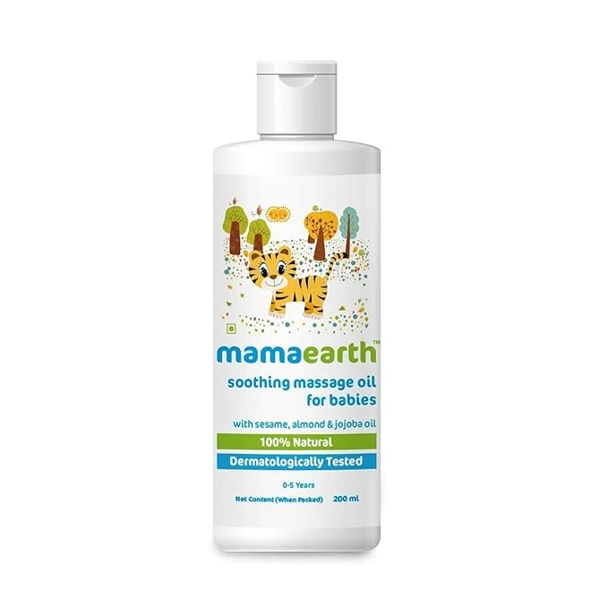 Mamaearth Soothing Massage Oil for Babies - 200ml |