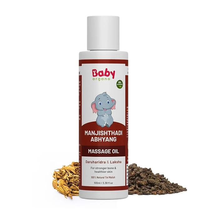 BabyOrgano Manjishthadi Abhyang Baby Massage Oil-100ml