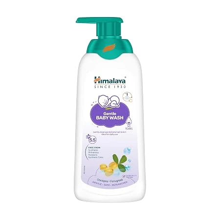Himalaya Gentle Baby Wash with Chickpea, Fenugreek - 400 ml