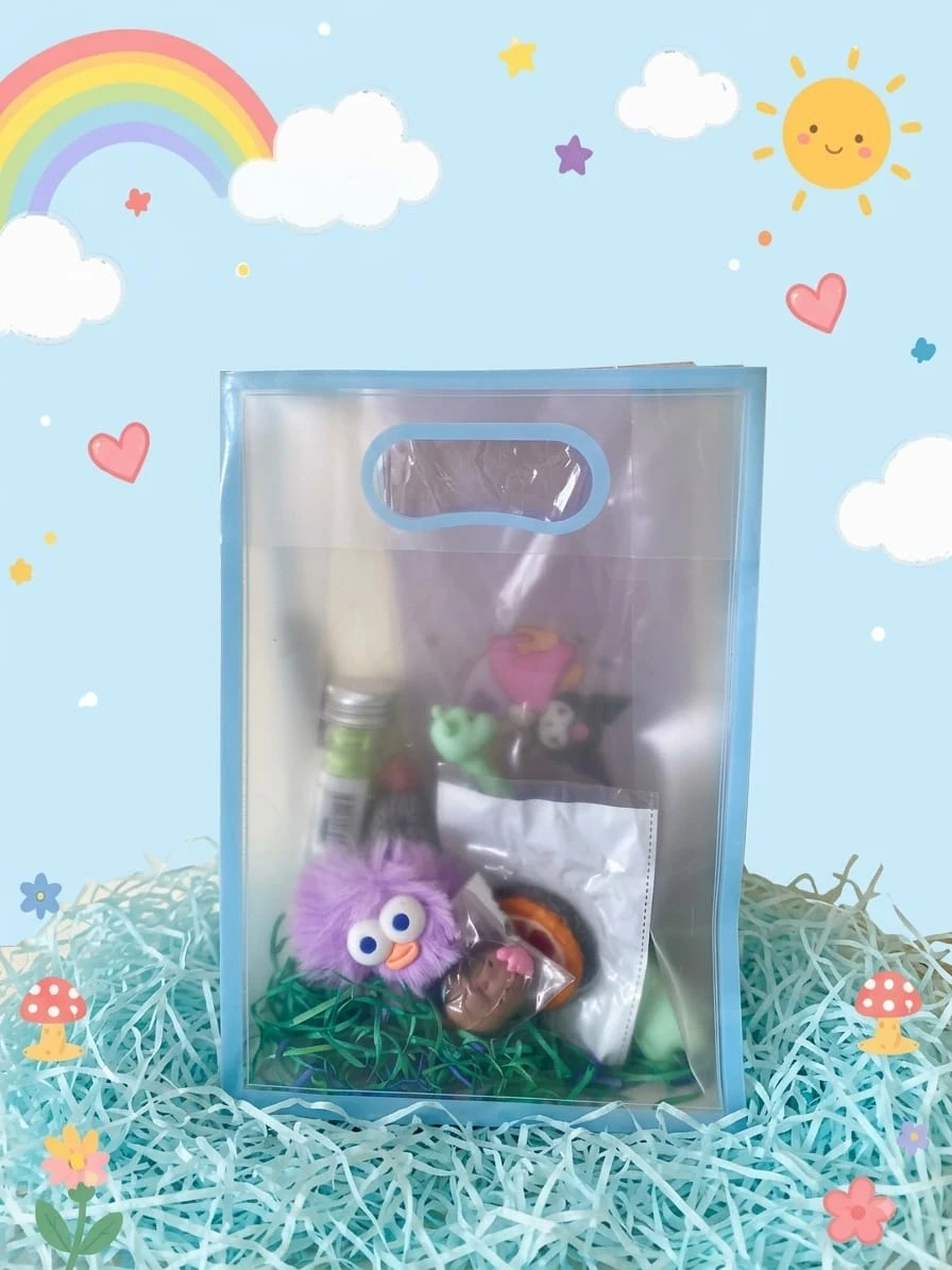 Giraffe & Fuzzy Friend Fun Rakhi Gift Kit