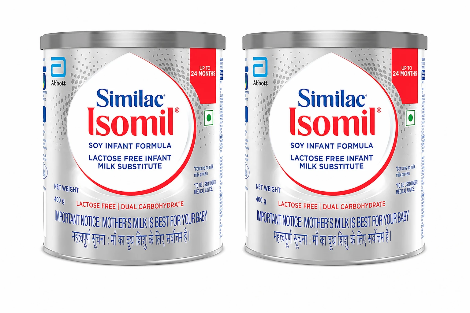 Similac Isomil Soy Infant Powder, 400G - ( Pack of 2 )