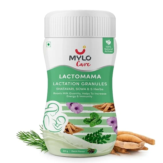 Mylo Lactomama Lactation Granules (Elaichi Flavour, 300 g (Pack of 1))