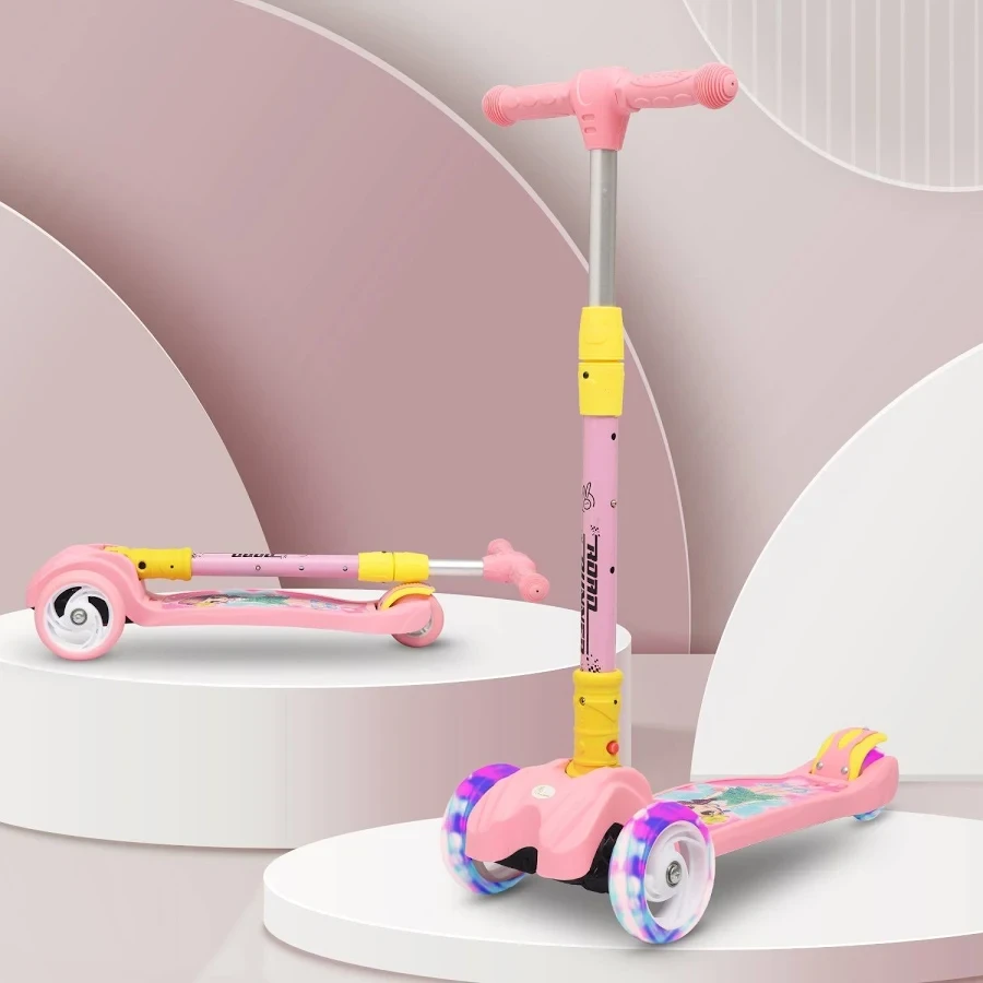 R For Rabbit Foldable Kick Scooter - Pink