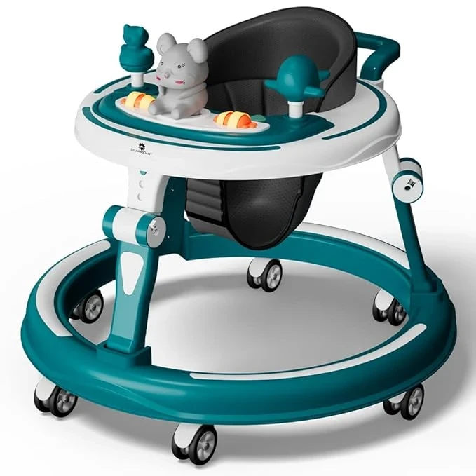 StarAndDaisy Baby Walkers for 9 Months+ Baby Boy Girl / 360° Walker for Kids with RGB light
