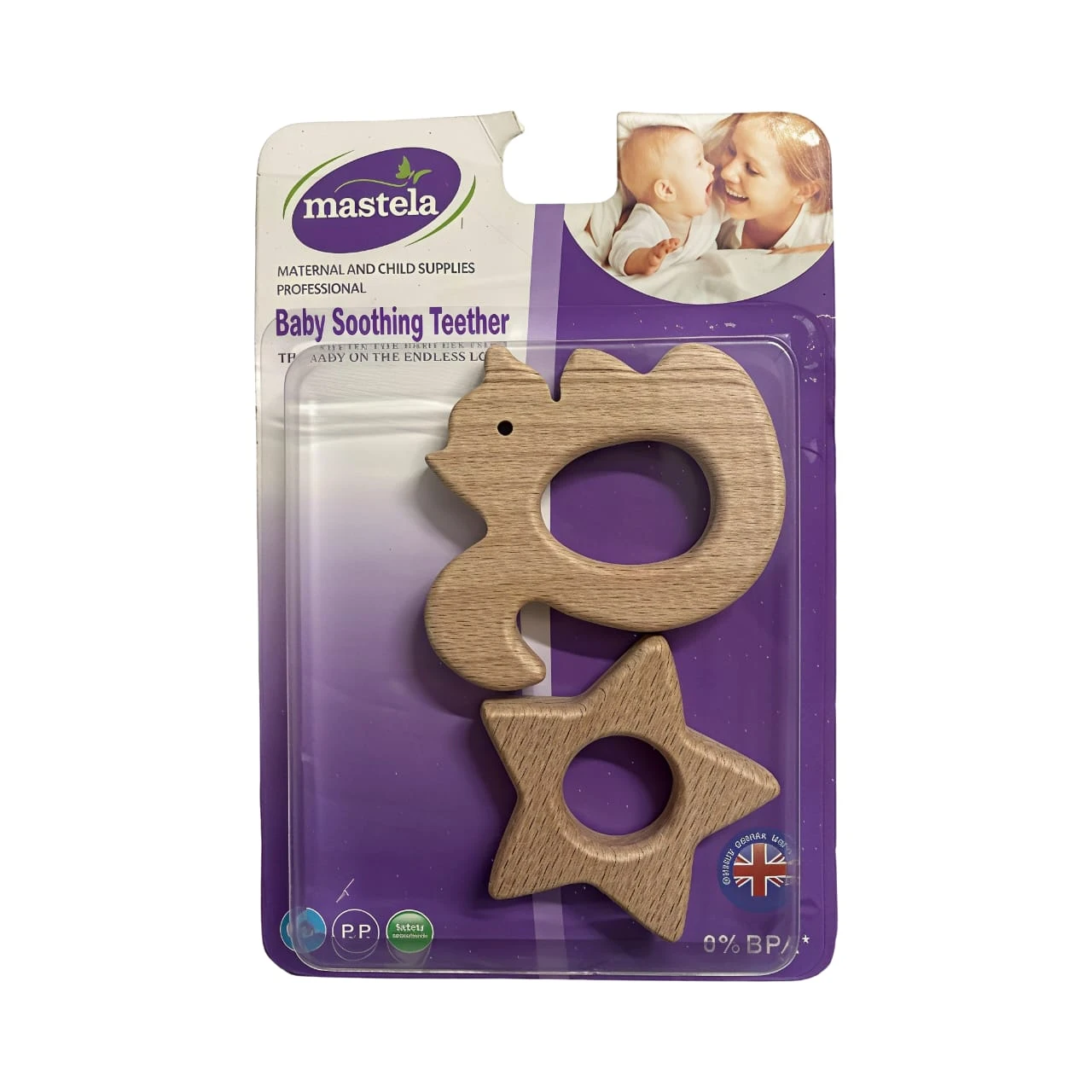 Mastela Award Winner Activity Teether (Single Flower Rattle) – Sensory Grasping Toy for 3 Months+