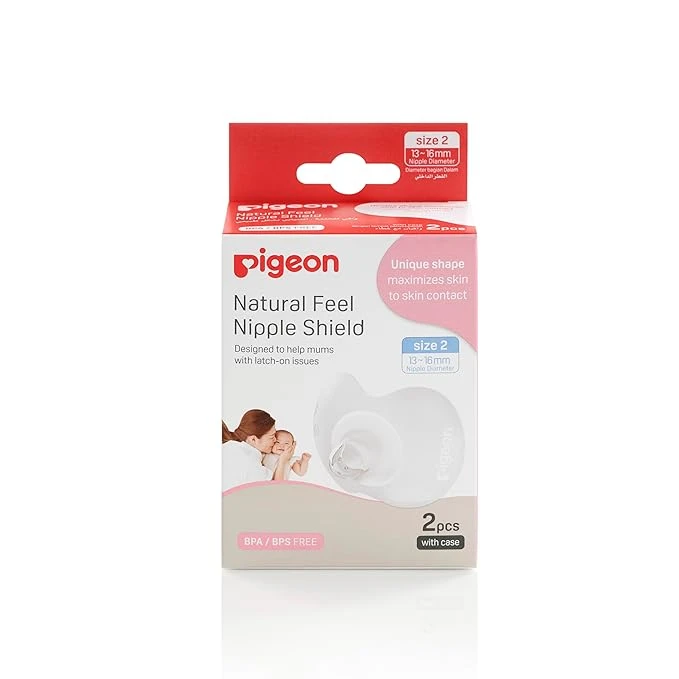 Pigeon Natural Fit Silicone Nipple Sheld - 2 Pieces LargeSH
