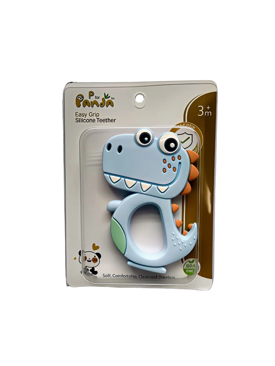 P for Panda Easy Grip Silicone Teether