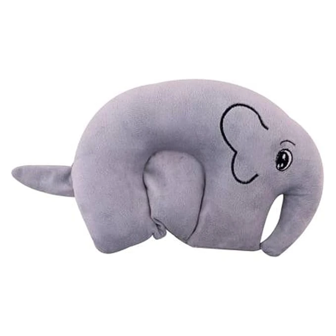 New Born Baby Pillow for 6 Months Baby with Mustard Seeds 0 to 12 Months Babies (Elephant Pillow)