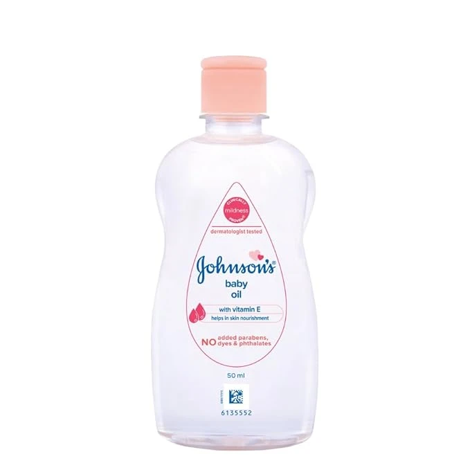 Johnson's Baby Oil With Vitamin E- 50ml (50ml)